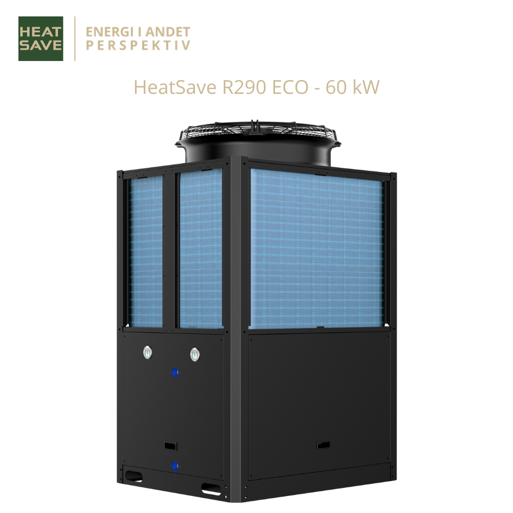 Heatsave R290 Eco - 60 kW Luft/vand Varmepumpe 1 Heatsave R290 Eco - 60 kW Luft/vand Varmepumpe