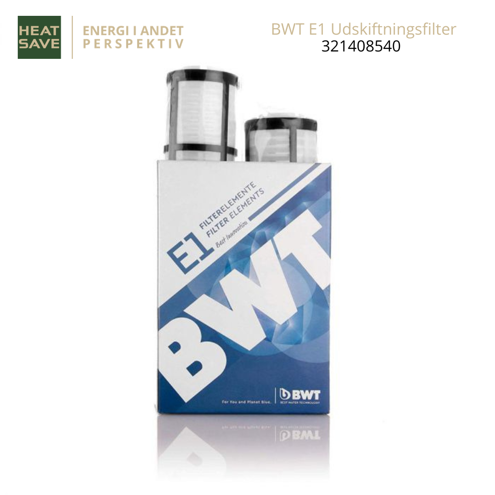 BWT E1 2-pak udskiftningsfilter 1 BWT E1 2-pak udskiftningsfilter