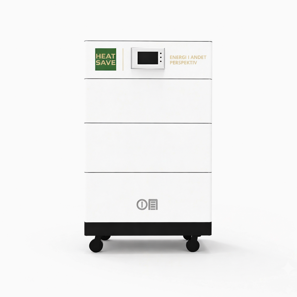 Heatsave Solcellebatteri 14.4 kWh | High Voltage Energilagringssystem 1 14.4 kwh solcellebatteri, 14.4 kWh med 3 moduler