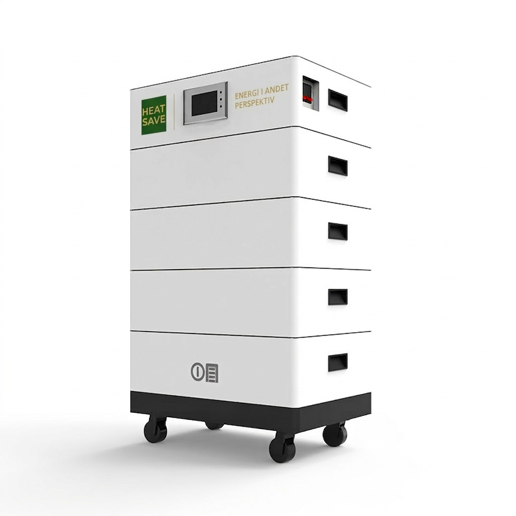 Heatsave Solcellebatteri 19.2 kWh | High Voltage Energilagringssystem 2 19.2 kwh solcellebatteri, 19.2 kWh med 4 moduler