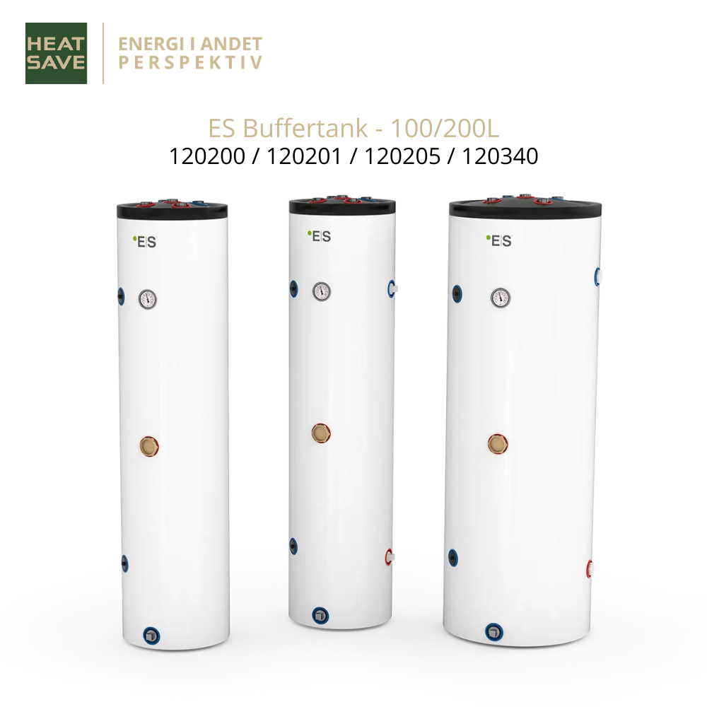 ES BT200TC-1 Buffertank – 200L (m/ 20m Spiral & 50mm isolering) 2 ES BT200TC-1 Buffertank – 200L (m/ 20m Spiral & 50mm isolering) - Billede 2