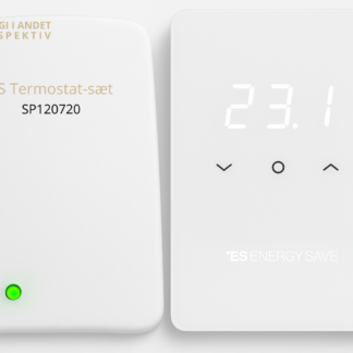 ES Trådløs termostat til varmepumpe med RF gateway sæt, termostat og gateway, rf-gateway