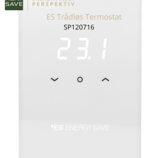 Trådløs termostat fra ES, ekstra termostat, reservedel
