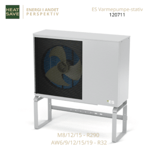 ES Varmepumpe-stativ – M8/12/15-R290 & AW6/9/12/15/19-R32
