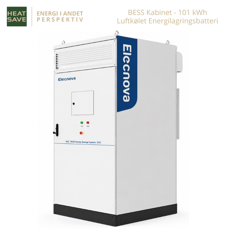 Luftkølet energilagringskabinet - ECO-E101WX 1 ECO-E101WX - Luftkølet energilagringskabinet